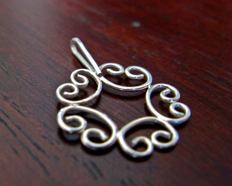 Handmade Wire Pendant